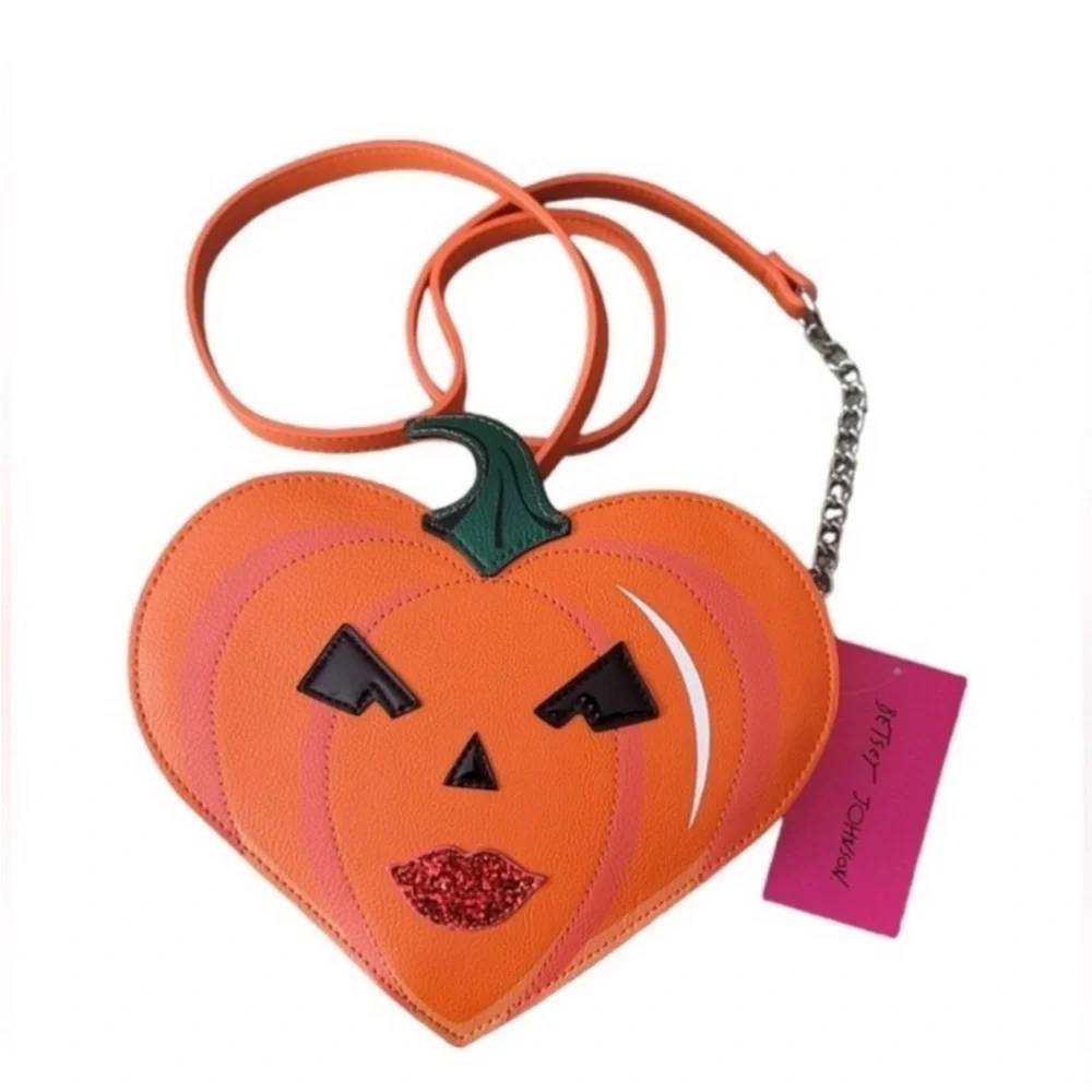 Betsey Johnson Halloween pumpkin crossbody - Picture 3 of 3
